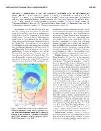 PHYSICAL STRATIGRAPHY ALONG the CURIOSITY TRAVERSE and the TRANSITION to MOUNT SHARP. K. W. Lewis1, W. E. Dietrich2, L. A. Edgar3, J