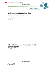 Active Commuting to Star Top