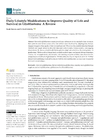 Daily Lifestyle Modifications to Improve Quality of Life And