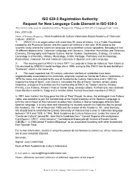 ISO 639-3 New Code Request