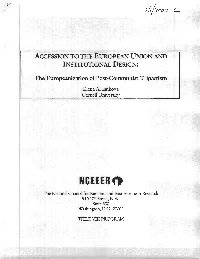 The Europeanization of Post-Communist Tripartism, a S Part of an Increasingly Evolving Process of the Europeanization of Post-Communist Politics, Policies And