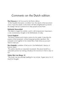 Comments on the Dutch Edition