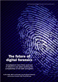 The Future of Digital Forensics
