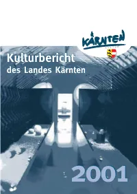 Kulturbericht 2001 (Pdf)