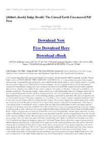 4B8m1 (Mobile Pdf) Judge Dredd: the Cursed Earth Uncensored Online