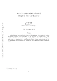 A Modern View of the Classical Herglotz-Noether Theorem