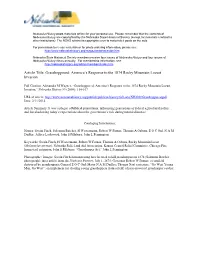 Grasshoppered: America's Response to the 1874