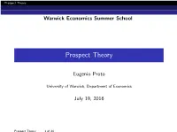 Prospect Theory