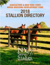 The 2018 Stallion Directory Is Now Available