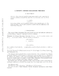 A Density Chinese Remainder Theorem for the Case of Arbitrary Collections of Residue Classes and for Collections of Intervals of Residue Classes, Respectively