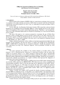 Filling the Gap Between Business Process Modeling and Behavior Driven Development