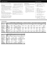 General Information Notes and Symbols