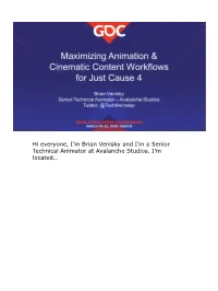 Maximizing Animation & Cinematic Content Workflows For