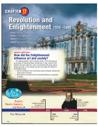 Revolution and Enlightenment 1550
