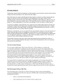 Sedgefield Local Plan Environment Chapter