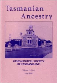 Tasmanian Ancestry