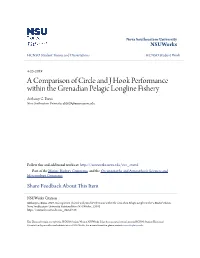 A Comparison of Circle and J Hook Performance Within the Grenadian Pelagic Longline Fishery Anthony G