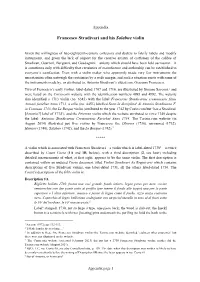 Appendix: Francesco Stradivari and His Salabue Violin