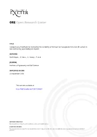 For Peer Review Only