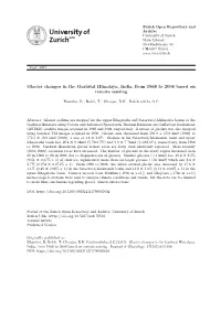Glacier Changes in the Garhwal Himalaya, India, from 1968 to 2006 Based on Remote Sensing
