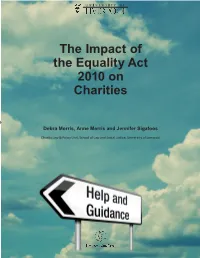 The Impact of the Equality Act 2010 on Charities