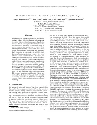 Contextual Covariance Matrix Adaptation Evolutionary Strategies