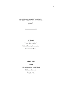 Linguistic Survey of Nepal