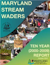 Maryland Stream Waders 10 Year Report