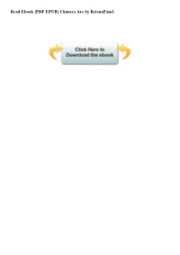 Read Ebook {PDF EPUB} Chances Are by Relenafanel Archive of Our Own Beta