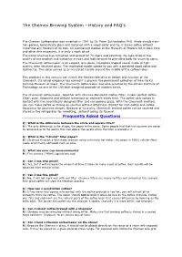 The Chemex Brewing System - History and FAQ's