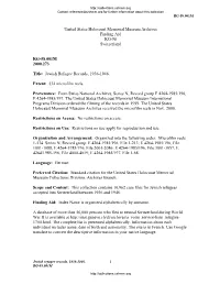 Finding Aid (English)