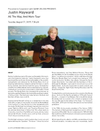 Justin Hayward All the Way, and More Tour