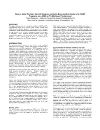 Source Code Revision Control Systems and Auto-Documenting