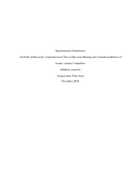 Experiences in Clinical Decision-Making and Countertransference of Expert