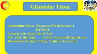 Glandular Tissue