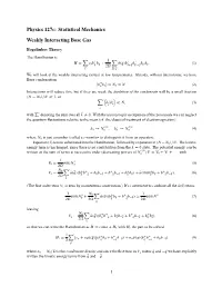 Weakly Interacting Bose Gas