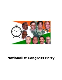 Nationalist Congress Party Introduction