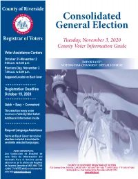 Sample Ballot