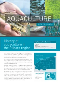 Aquaculture I N T H E P I L B a R A