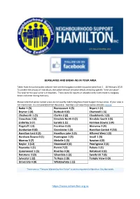 Burglaries and Break-Ins In