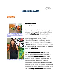 Endless Summer by Lara Taubman Artnet August 7, 2009