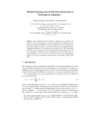 Model Checking Linear Duration Invariants of Networks of Automata ⋆