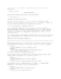 Netty Content Is Distributed in Accordance with the Following License Agreement(S)