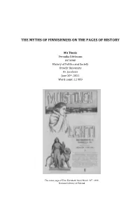 The Myths of Finnishness on the Pages of History