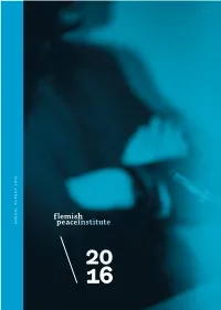 ANNUAL REPORT 2016 16 20 “Living Together Is a Dynamic and Conflict-Ridden Experience