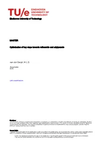 Eindhoven University of Technology MASTER Optimization of Key Steps
