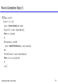 Run-To-Completion Step (1)