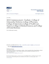 2012 Commencement