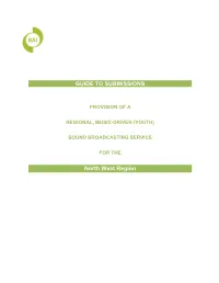 GUIDE to SUBMISSIONS North West Region