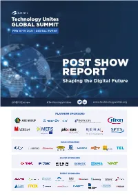 POST SHOW REPORT Shaping the Digital Future